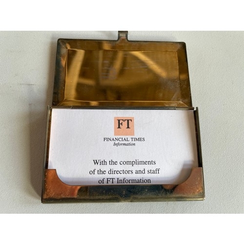 311 - Vintage Financial Times Business Card Holder