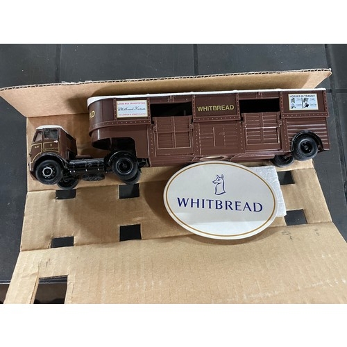 32 - Corgi CC27701 Seddon Atkinson Whitbread Horse Transporter