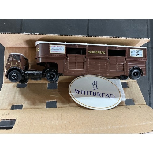 32 - Corgi CC27701 Seddon Atkinson Whitbread Horse Transporter