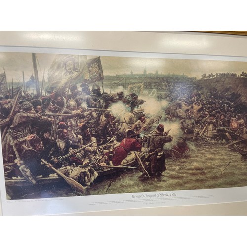 55 - Yermak's Conquest Of Siberia 1582 Print