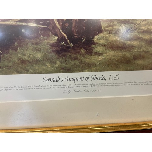 55 - Yermak's Conquest Of Siberia 1582 Print