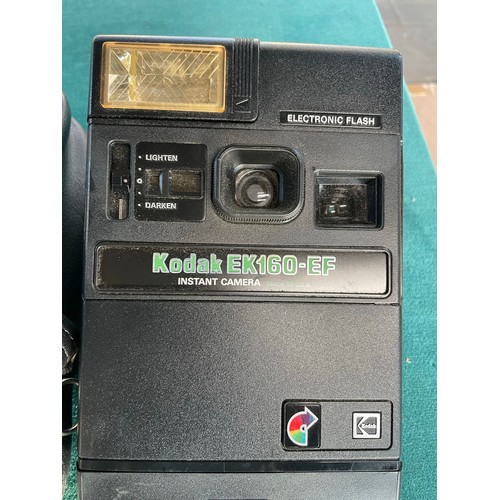 73 - Vintage Kodak EK160-EF Instant Camera & Case