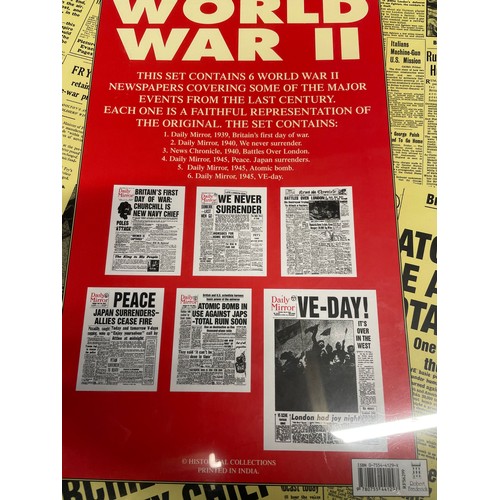 78 - Sealed WW2 Newspaper Prints