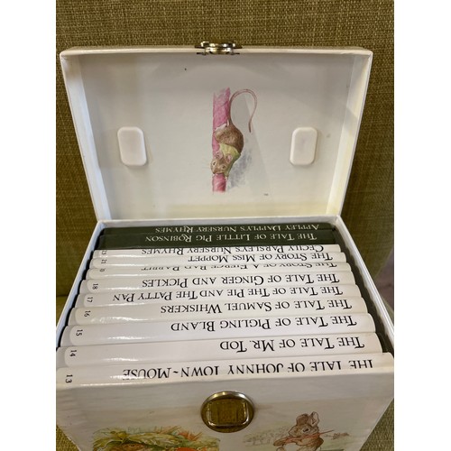 109 - Vintage Beatrix Potter Case with Books