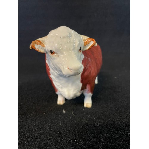 127 - Vintage Champions Porcelain Hereford Bull