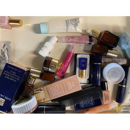 134 - Large Quantity Of Cosmetics In Clarins, Estee Lauder etc