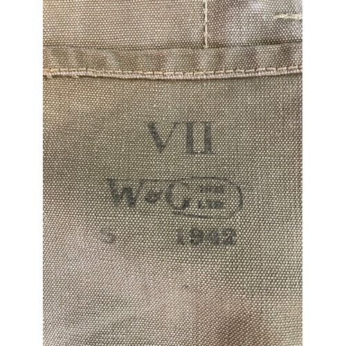 138 - 1942 Vintage Canvass Satchel