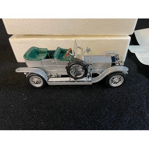 170 - 1907 Rolls Royce Silver Ghost With Paperwork By Franklin Mint