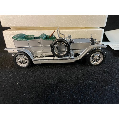 170 - 1907 Rolls Royce Silver Ghost With Paperwork By Franklin Mint