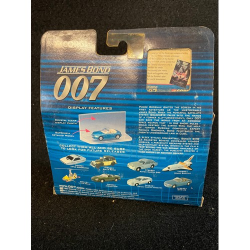 182 - James Bond BMW Z3 From Golden Eye With Data Cards By Corgi