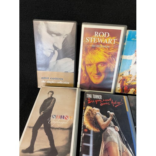 190 - Quantity Of Music VHS Inc Phill Collins, Cindy Lauper, Sting ETC