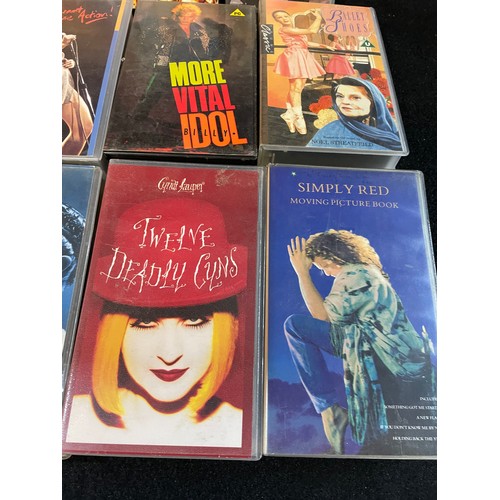 190 - Quantity Of Music VHS Inc Phill Collins, Cindy Lauper, Sting ETC