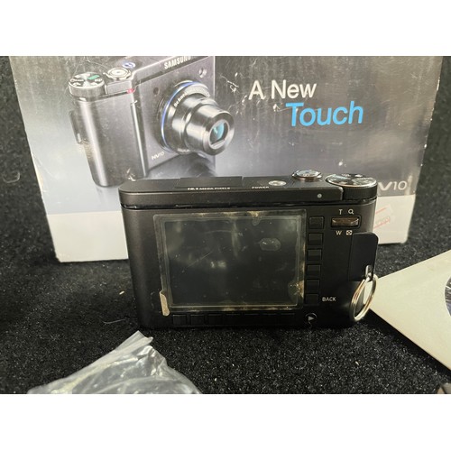 198 - Samsung NV10 touch boxed and complete