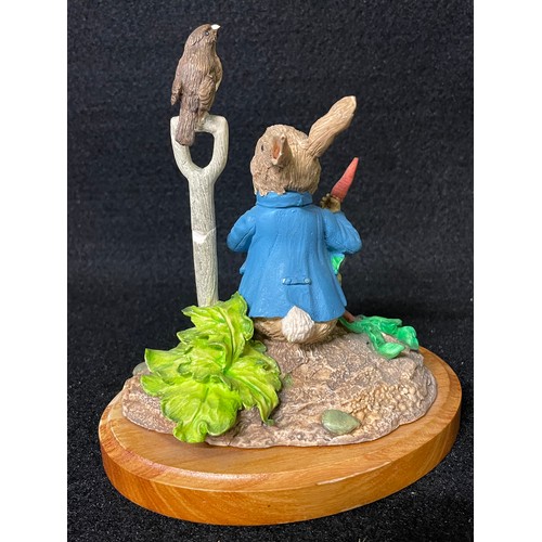 271 - Beswick Peter Rabbit on plinth