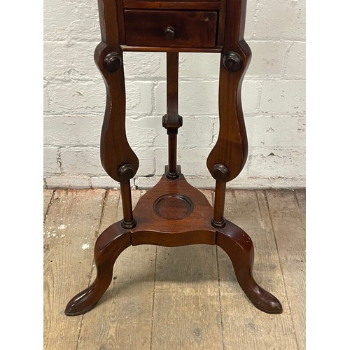 283 - 19th Century Mahogany Jardiniere Stand With Twist Detail