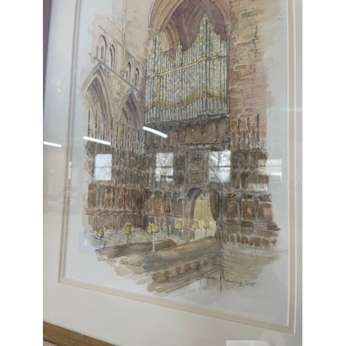 37 - Water Colour Of Carlisle Cathedral By Susan Fleming 2008