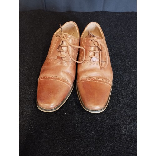 Boys smart hot sale tan shoes