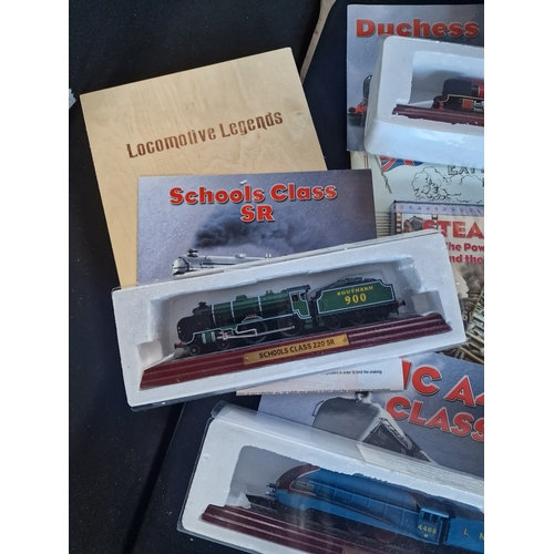 11 - A collection tion of six locomotive Legends including King classic GWR, School class 220 SR, Flying ... 