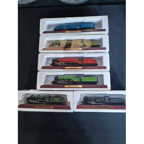 11 - A collection tion of six locomotive Legends including King classic GWR, School class 220 SR, Flying ... 