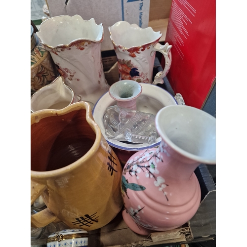 37 - A large collection of vintage pottery