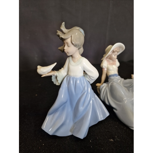 150 - Three NAO figurines by Lladro