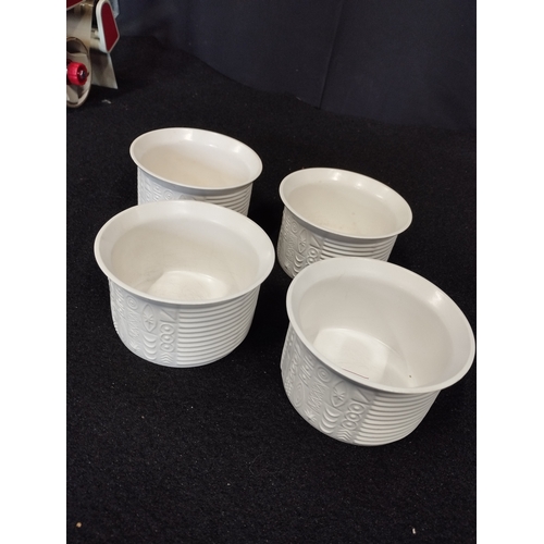 161 - Set of 4 Vintage Portmeirion Cypher Sugar Bowls