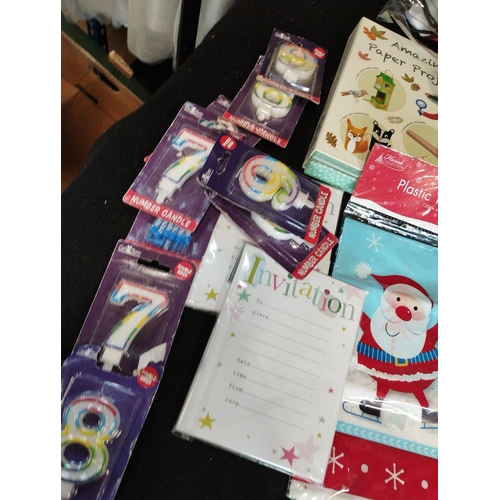 163 - Huge Selection of Party Favors, Cards, Banners etc