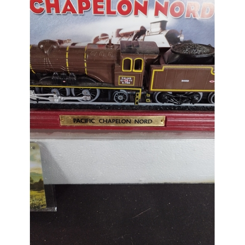 165 - Atlas Editions Die-Cast Pacific Chapelon Nord Steam Train 1:100 Scale