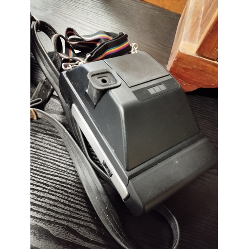 310 - Vintage Kodak EK160-EF Instant Camera in Leather Bag
