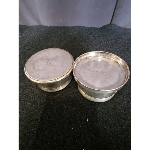 12 - Two vintage  trinket boxes