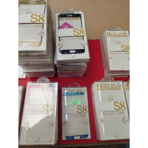 14 - Job Lot of over 144 Mobile Phone Screen Protectors for Samsung & More