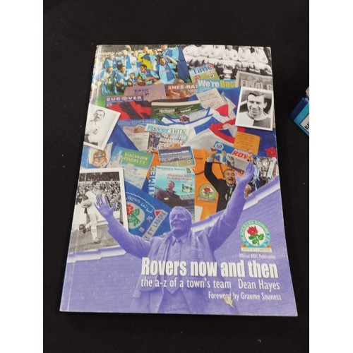 18 - Selection of Blackburn Rovers VHS and Dvds and Book