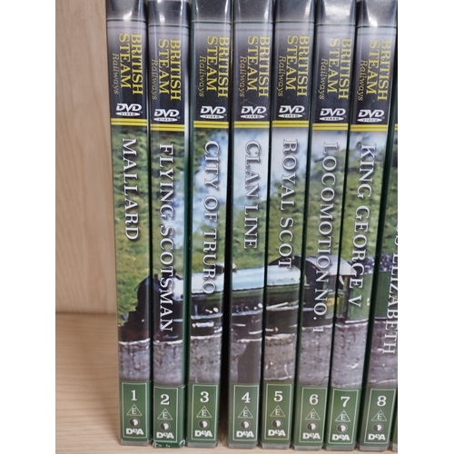 19 - 28 Volumes of British Steam Railways and How They Shaped Our History DVD's