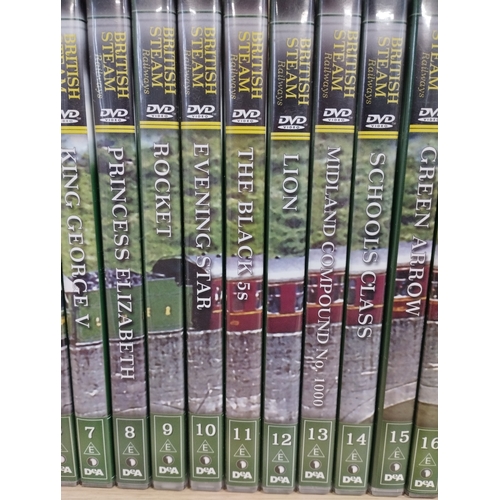 19 - 28 Volumes of British Steam Railways and How They Shaped Our History DVD's