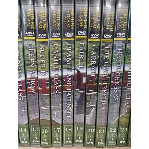 19 - 28 Volumes of British Steam Railways and How They Shaped Our History DVD's