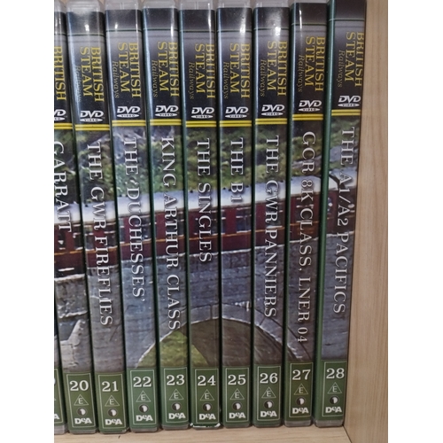 19 - 28 Volumes of British Steam Railways and How They Shaped Our History DVD's