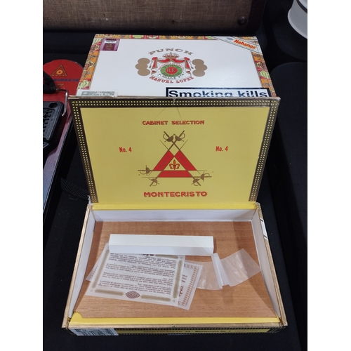 78 - Selection of vintage Cigar Boxes