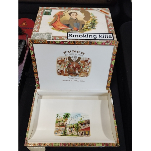 78 - Selection of vintage Cigar Boxes