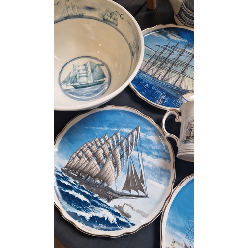 82 - Collection of Maritime collectables items including Old Foley, JH weatherly & Sons Ltd and Shulton