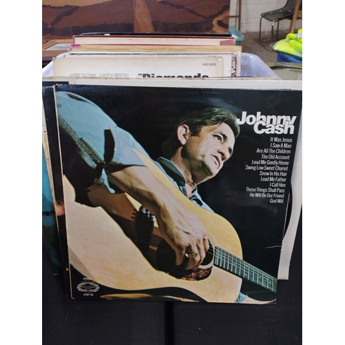 161 - Selection of Vintage Collectable Vinyl Records inc Johnny Cash, Don Williams, Beach Boys, Sinatra, R... 