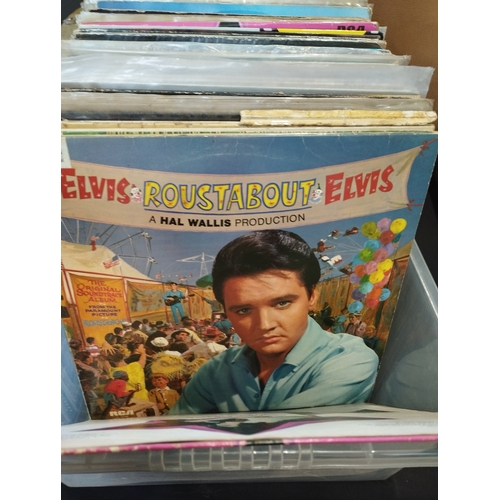 163 - Large Selection of Vintage Collectable Elvis Presley Vinyl Records inc Picture Disc.