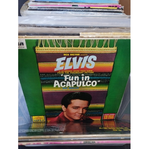 163 - Large Selection of Vintage Collectable Elvis Presley Vinyl Records inc Picture Disc.