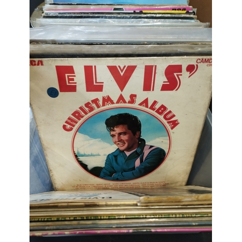 163 - Large Selection of Vintage Collectable Elvis Presley Vinyl Records inc Picture Disc.