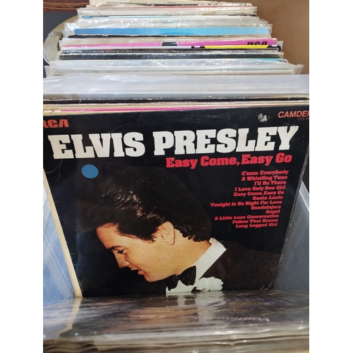 163 - Large Selection of Vintage Collectable Elvis Presley Vinyl Records inc Picture Disc.