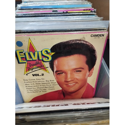 163 - Large Selection of Vintage Collectable Elvis Presley Vinyl Records inc Picture Disc.