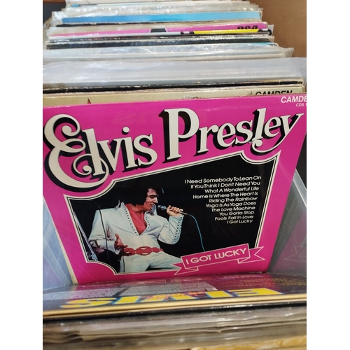 163 - Large Selection of Vintage Collectable Elvis Presley Vinyl Records inc Picture Disc.