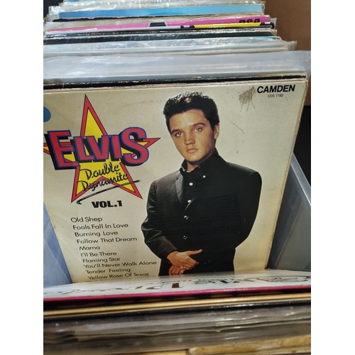 163 - Large Selection of Vintage Collectable Elvis Presley Vinyl Records inc Picture Disc.