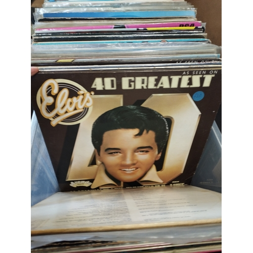 163 - Large Selection of Vintage Collectable Elvis Presley Vinyl Records inc Picture Disc.