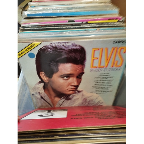 163 - Large Selection of Vintage Collectable Elvis Presley Vinyl Records inc Picture Disc.