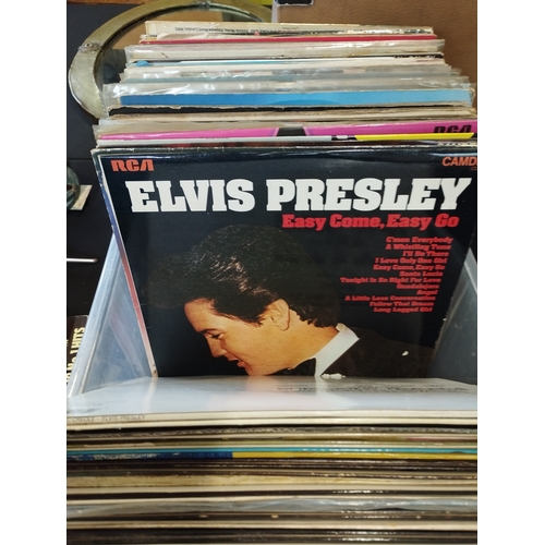 163 - Large Selection of Vintage Collectable Elvis Presley Vinyl Records inc Picture Disc.